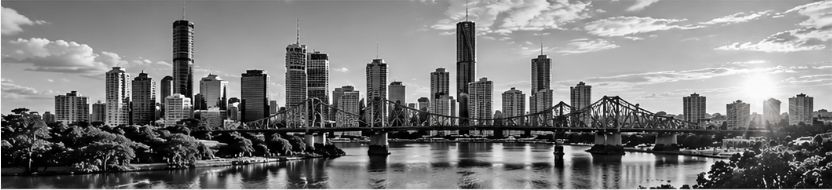 Brisbane city and river