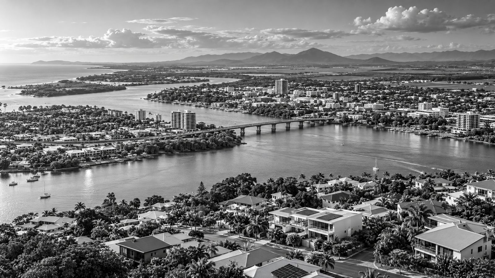 Mackay, Queensland, from above